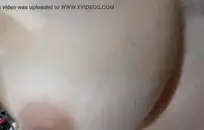 يعطي bbw الرأس للمرة الأولى.