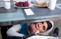 سمحت لي أن أقذف في فمها قبل النوم.