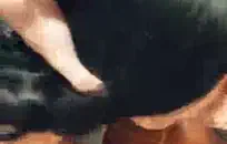 فتاة صغيرة تأخذ الشرج الخرز العميق في كس.