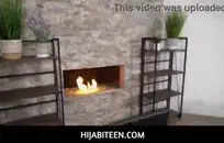 يمسح جبهة مورو قرنية ويمتص من قبل عشيق قرنية الشباب.